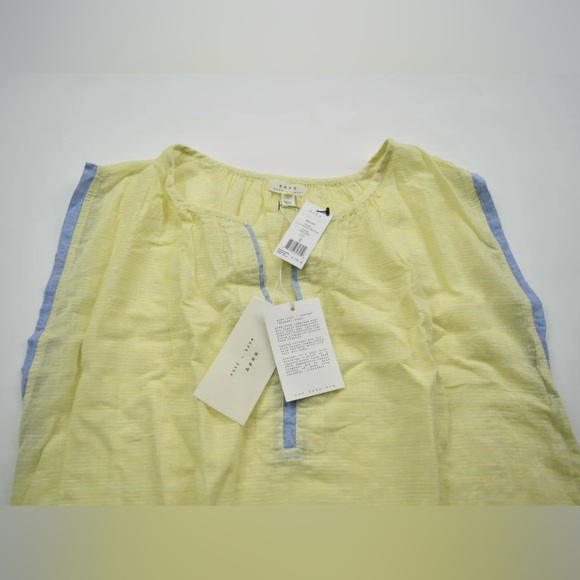 New $178 Joie Womens Small Marijan Cotton Yellow Above Knee Shift Dress - Picture 5 of 14